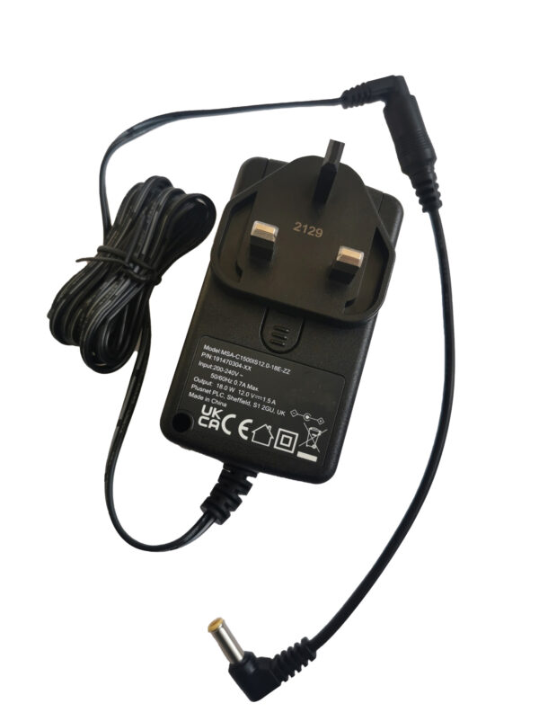 12V Mains Adapter Power Supply for Makita DMR106 Bluetooth Site Radio