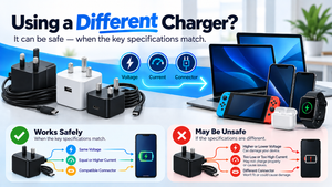 use different charger for your device