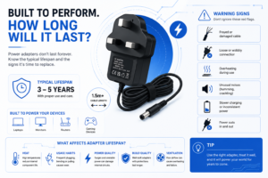 how long should a power adapter last