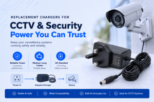 replacement chargers for cctv