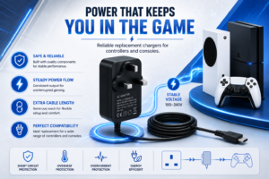 replacement chargers for gaming