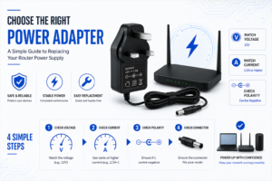 router power supply replacement