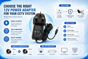 12V CCTV Power Adapters