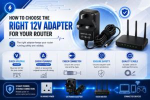 12V router power adapter