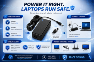 19V laptop power adapter
