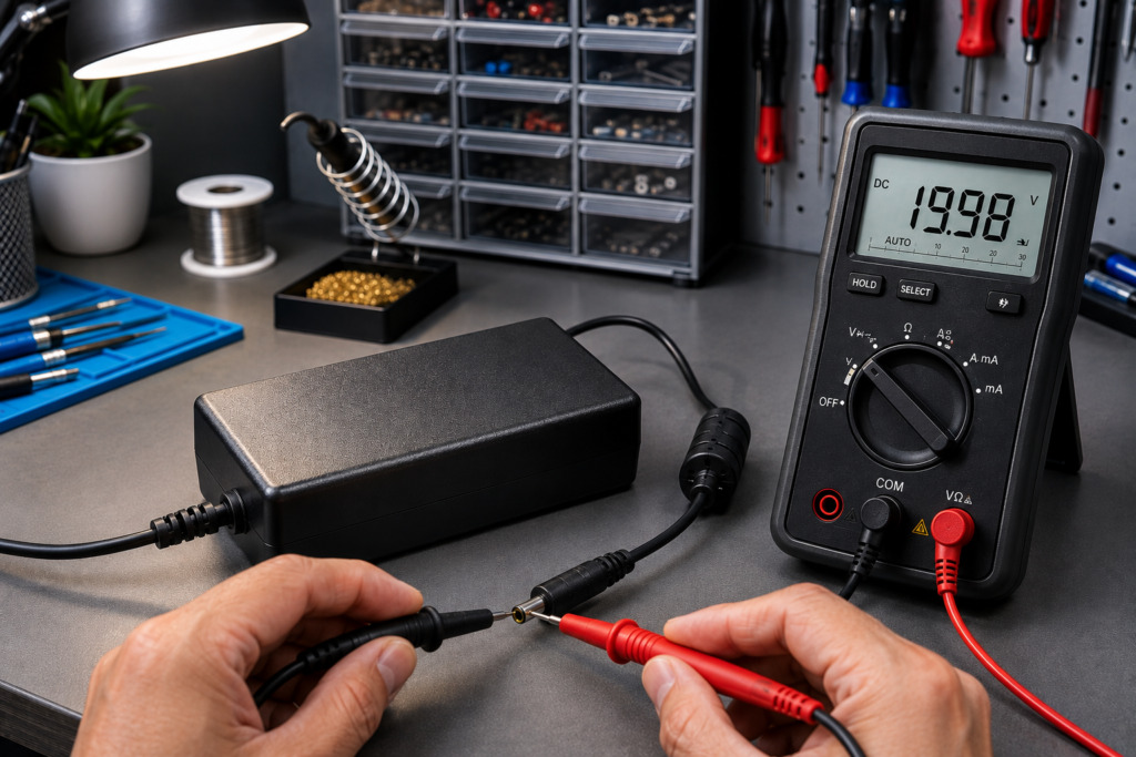 A reliable home technology setup demonstrating how discerning buyers identify a high-quality power adapter for guaranteed safety and performance.