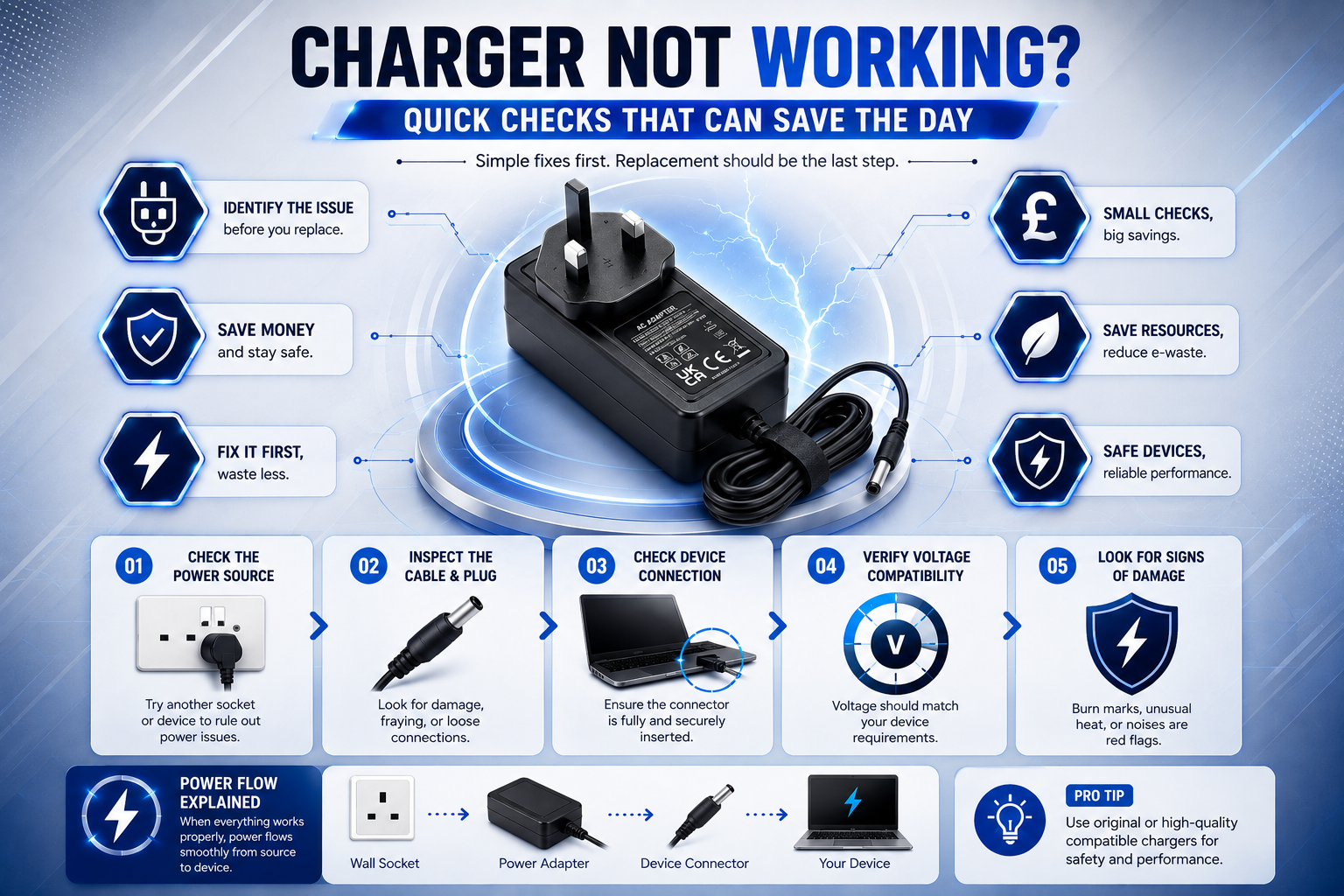 charger not working