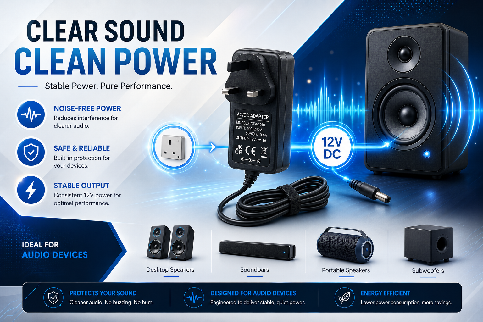 replacement chargers for speakers