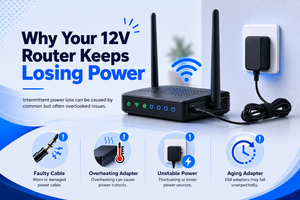 12V Router Suddenly Keep Losing Power?