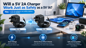 5V 2A adapter instead of a 5V 1A